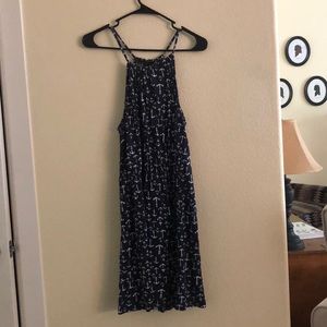 Anchor navy dress
